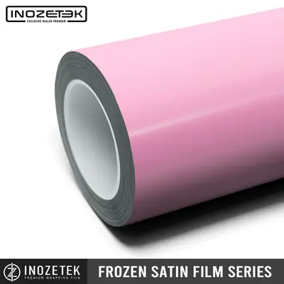 Inozetek Frozen Satin Bubblegum Pink Frozen satin