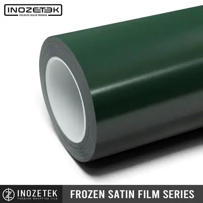 Inozetek Frozen Satin Racing Green Frozen satin