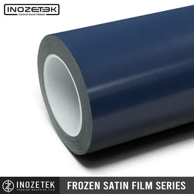 Inozetek Frozen Satin Narwhal Blue Frozen satin