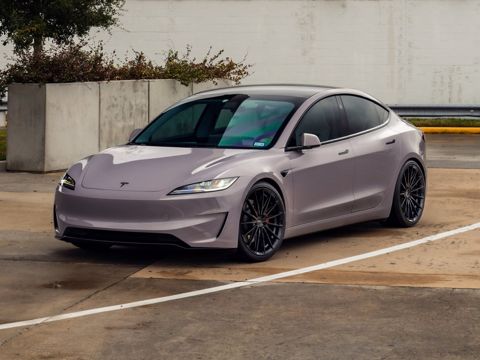 The original customer photo of the same Model 3