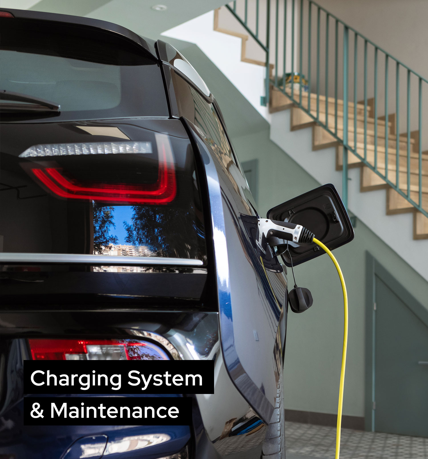 Car Charging in Garage