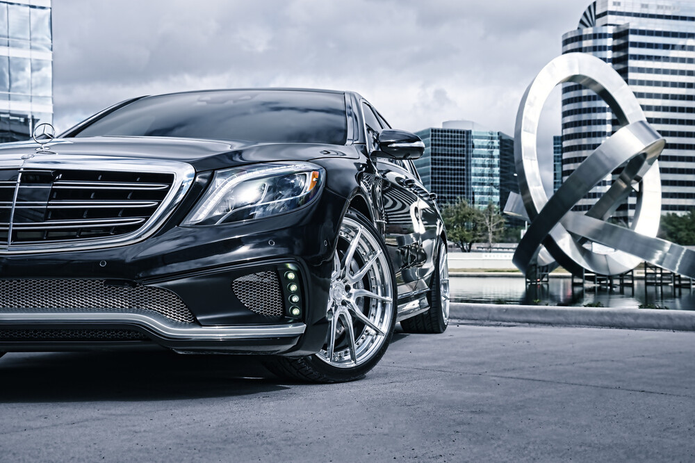 Wald International aero kit, close up front angled view