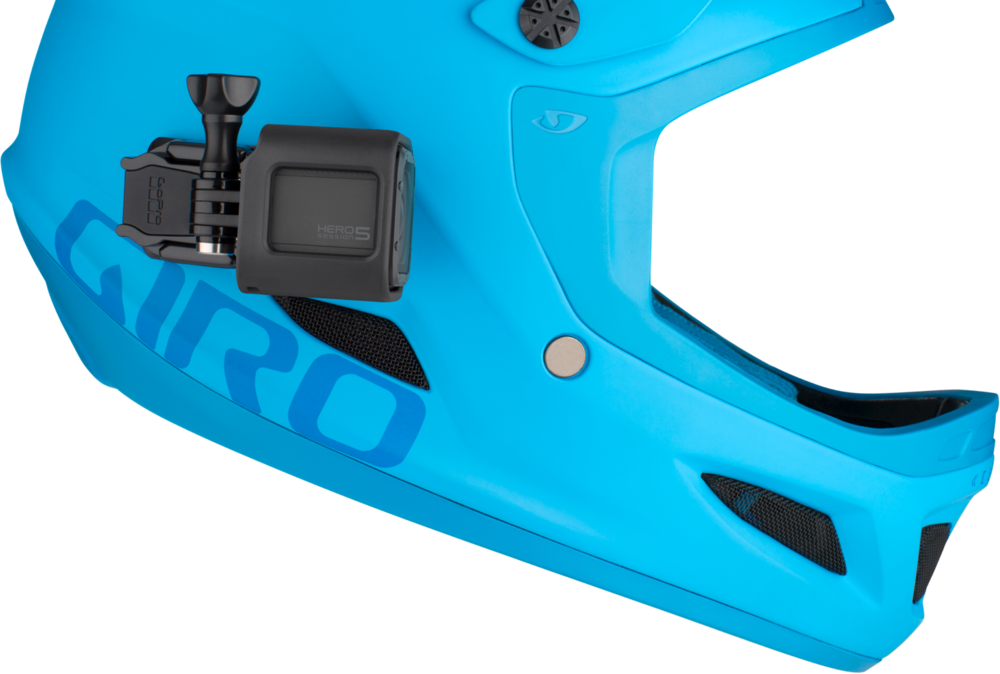 GoPro HERO5 Black, low profile helmet swivel mount