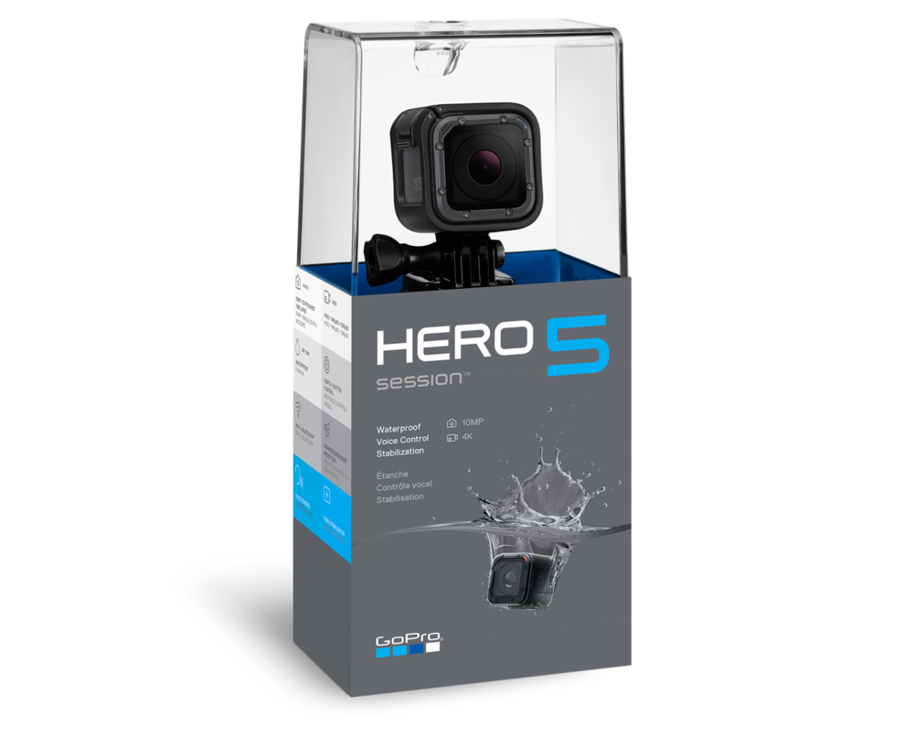 GoPro HERO5 Session inside product packaging