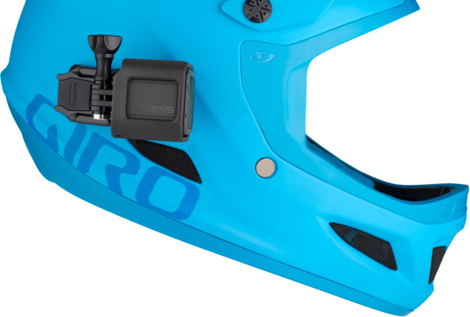 GoPro HERO5 Black, low profile helmet swivel mount