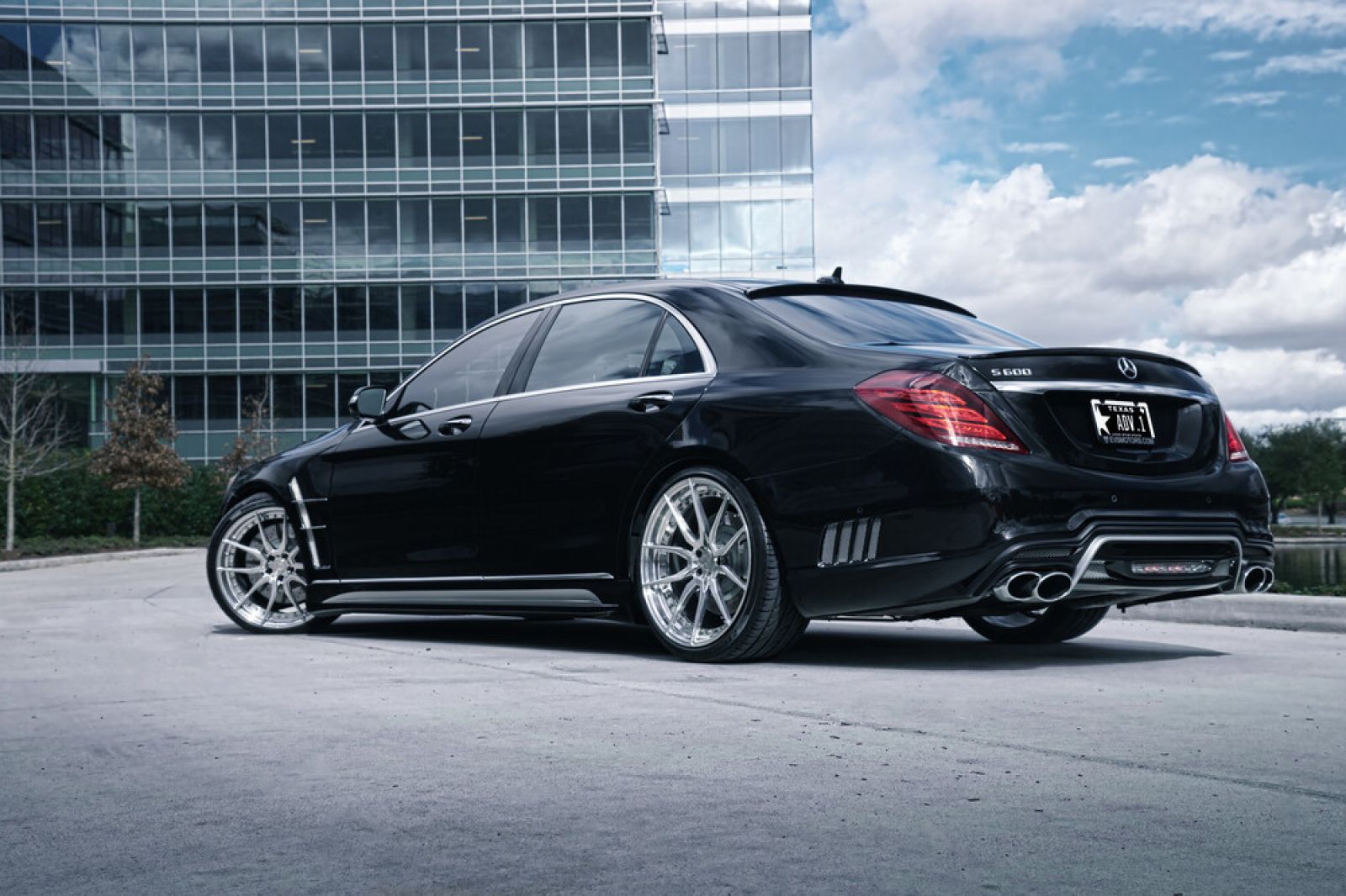 Wald International aero kit, back angled view